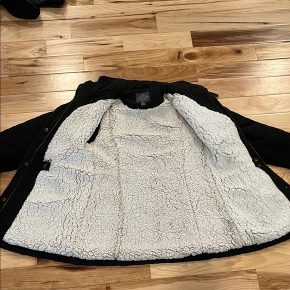 St. John's Bay Black Quilted Utility Jacket - Picture 3 of 5